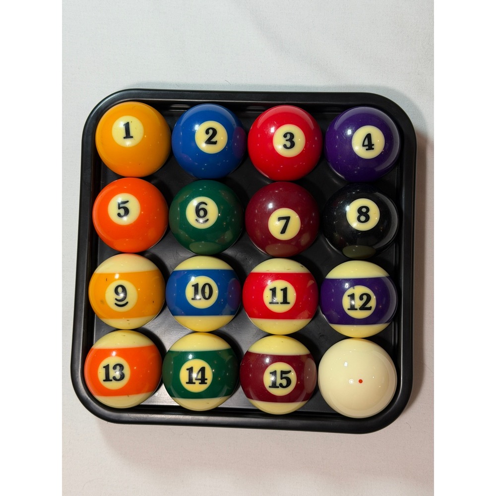 Vintage Super Aramith Pool Ball Set 2.25" 1-15‎ with Cue Ball